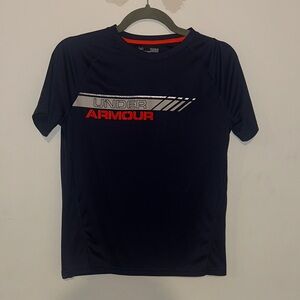 Under Armour Men's Dark Blue Graphic Tee